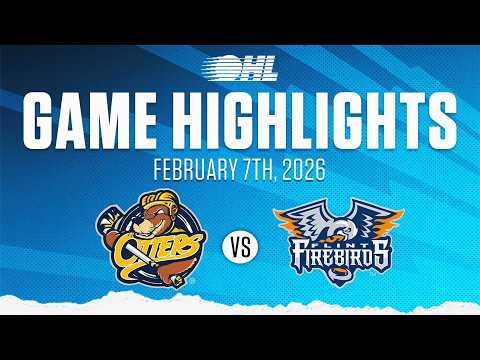 OHL: Flint Firebirds vs Erie Otters