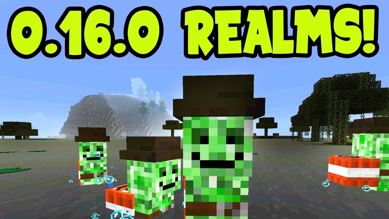 MINECRAFT PE 0.16.0 REALMS SMP ADDONS! // MCPE 0.16.0 REALMS UPDATE Minecraft PE (Pocket Edition)