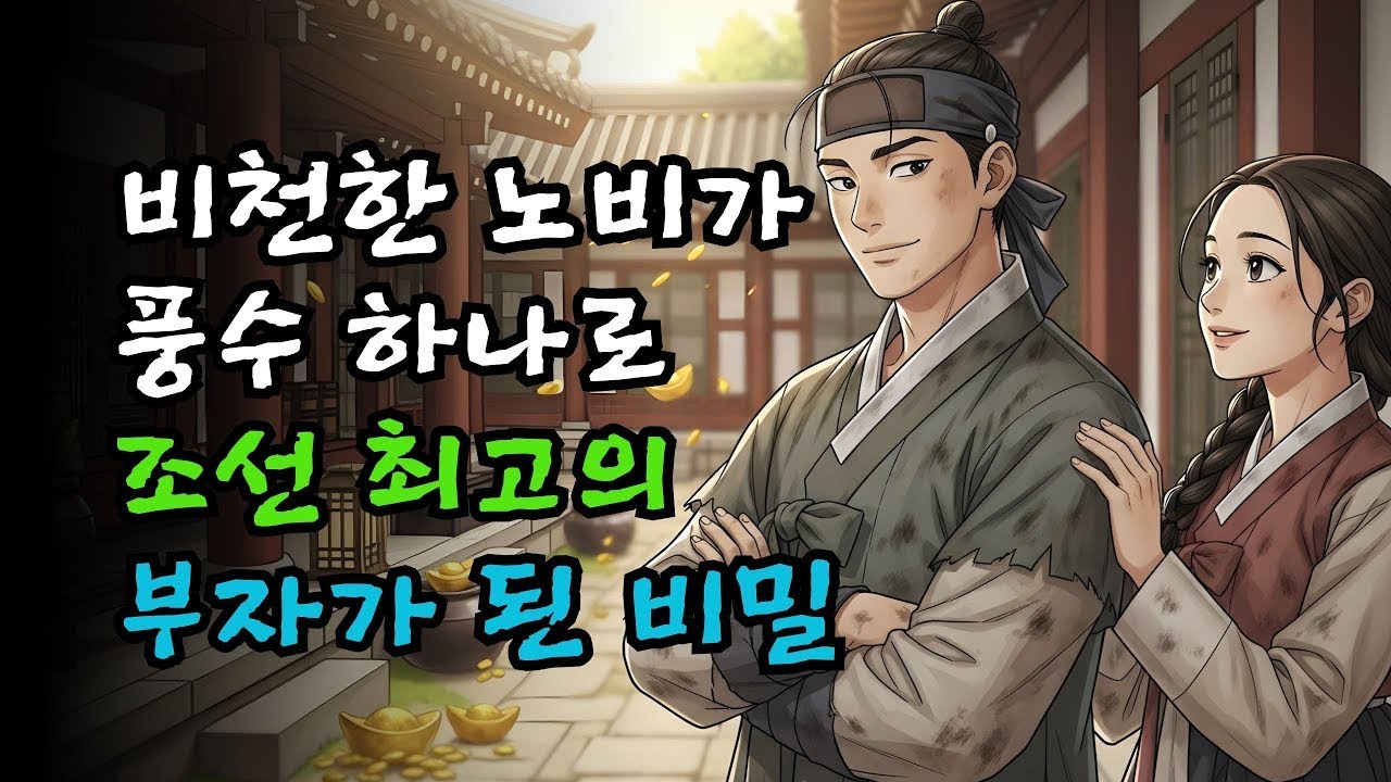 비천한 노비의 한 선택, 풍수 하나로 조선 최고 부자가 된 숨겨진 이유 | 조선이야기·민담·오디오북