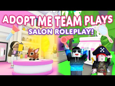 💇 Salon Roleplay!! 🖌️ New Jobs Update! 🦢 Adopt Me Team Plays! ✨ Adopt Me on Roblox