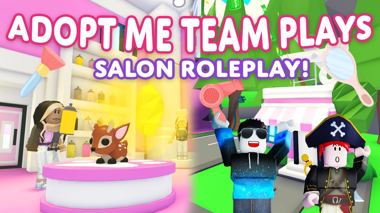 Download 💇 Salon Roleplay!! 🖌️ New Jobs Update! 🦢 Adopt Me Team Plays! ✨ Adopt Me on Roblox