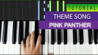 The Pink Panther Theme Song - Piano Tutorial + MIDI Download