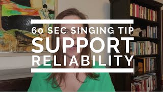 60 Second Singing Tip: Support Reliability | Arden Kaywin Vocal Studio