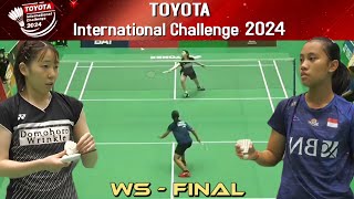 Riko Gunji (JPN) vs Mutiara  Ayu Puspitasari (INA) | Final | Toyota International Challenge 2024