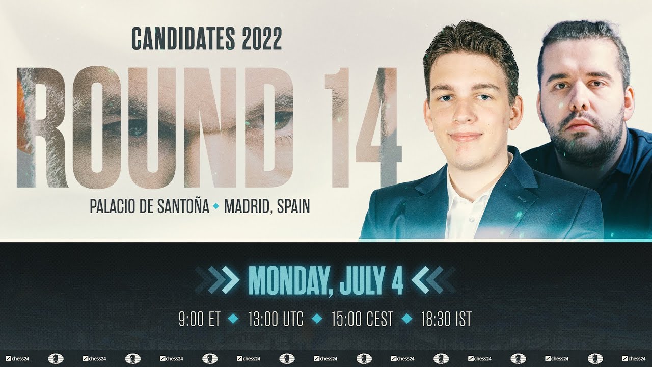 2022 Candidates, Round 9: Firouzja, Radjabov and Ding score first