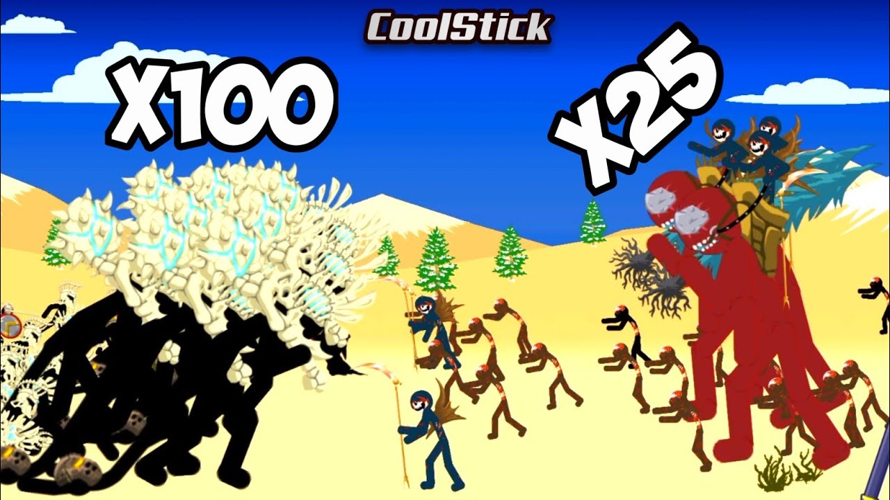 All Undead Stick Unit Vs All Zombie's Stick Unit Stickman War Fight