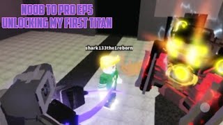 Box tower defense| noob to pro ep5| unlocking my first titan 