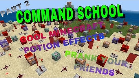 Cool Minecraft Potion Effects -Command School- (part 2)