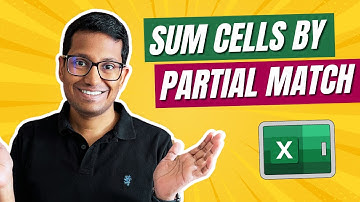 SUM Cells Based on Partial Text Match (Easy Formulas)