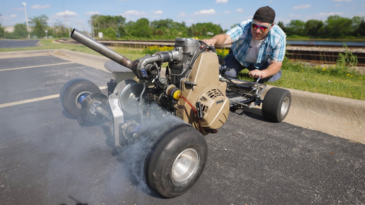 Turbo Diesel CVT GoKart P.2 Top Speed YouTube
