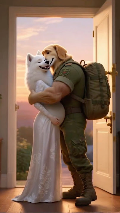 Who is the father of the child? 🐶 🤣 #aidog #dog #aistory #shorts