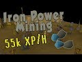 OSRS Iron Ore Power Mining 55k XP/H   Mining Gloves Grind Guide! New Mining Guild Expansion!