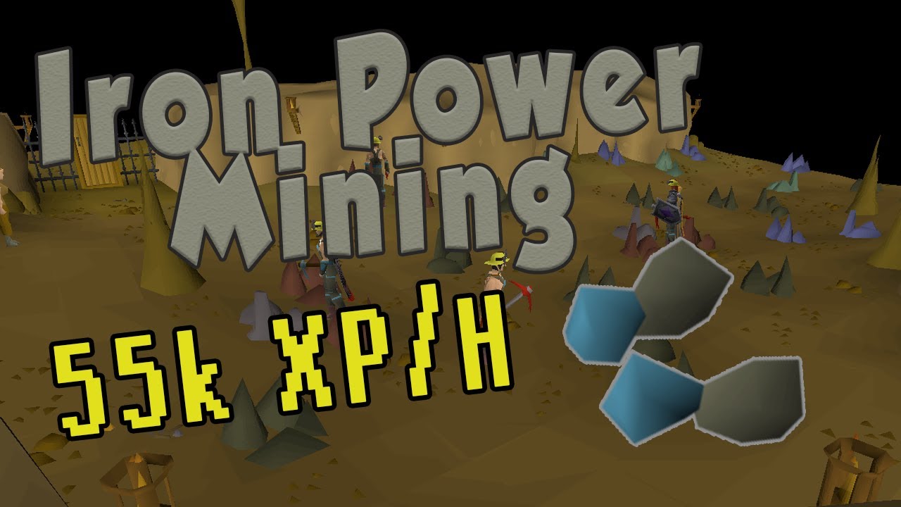 OSRS Iron Ore Power Mining 55k XP/H + Mining Gloves Grind Guide! New Mining Guild Expansion ...