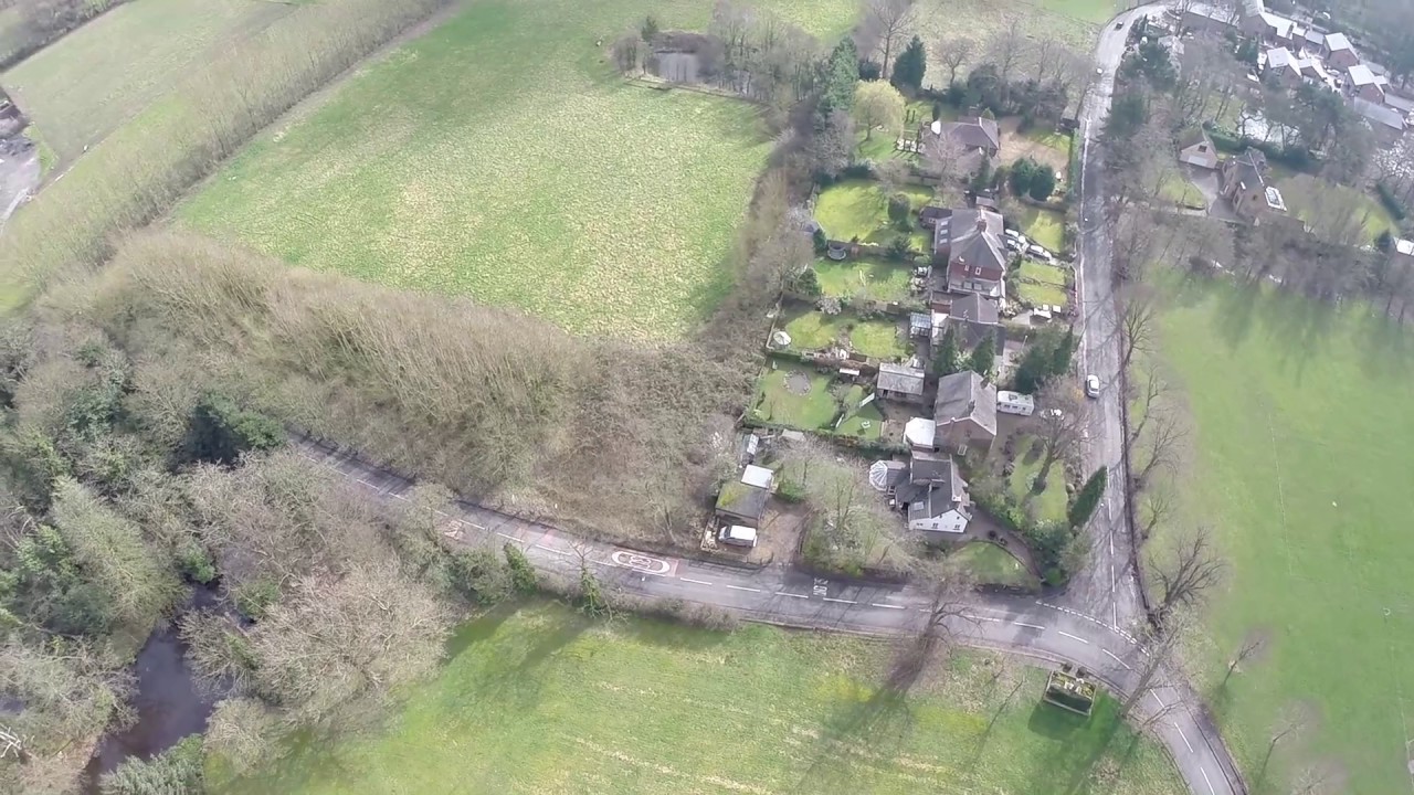 Thelwall Village from the sky