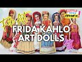 Scrap Wood & Fabric Frida Art Dolls