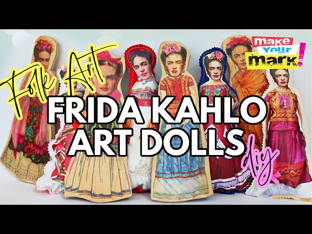 Handmade Wooden Dolls Model Frida Kahlo - ShopiPersia