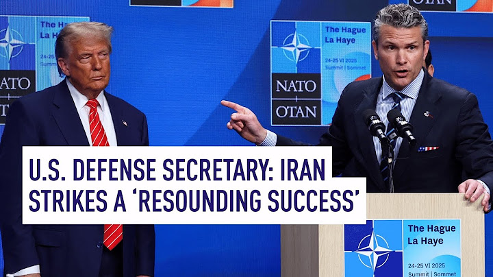 U.S. Defense Secretary: Iran strikes a ‘resounding success’