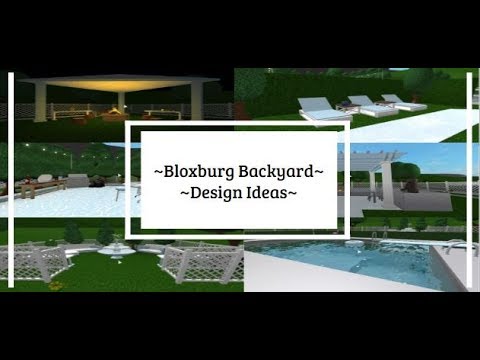 6 Bloxburg Backyard Design Ideas  Bloxburg House Series  Krymena