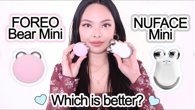 Nuface Mini vs Foreo BEAR Review  Microcurrent Devices for lifting and  toning! 