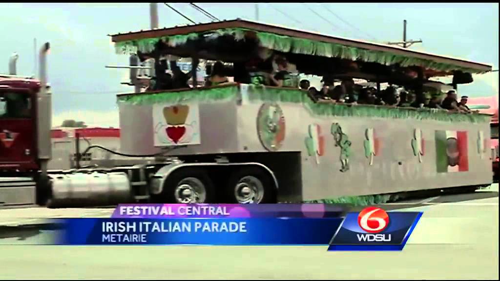 33rd annual IrishItalian Parade rolls through Metairie YouTube