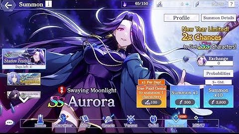 Swaying Moonlight: Aurora Rolls | The Eminence In Shadow: Master of Garden