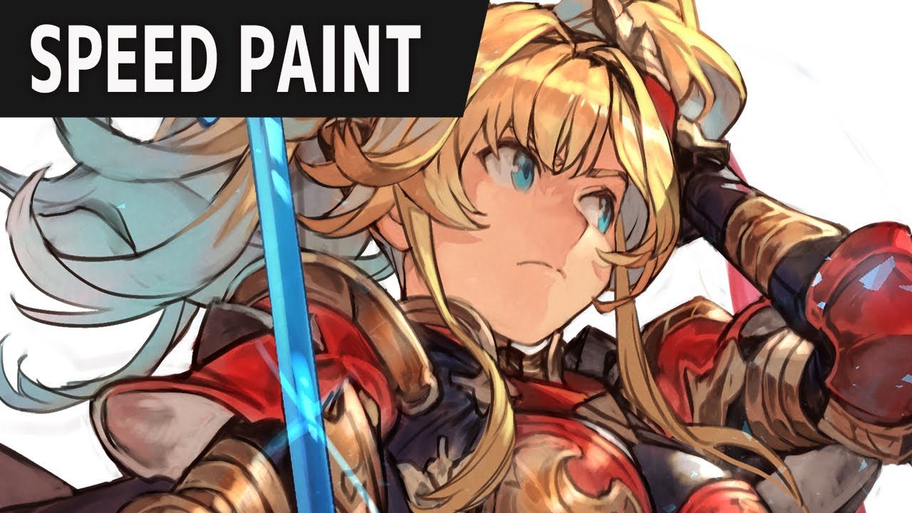 speed paint - Zeta Granblue Fantasy
