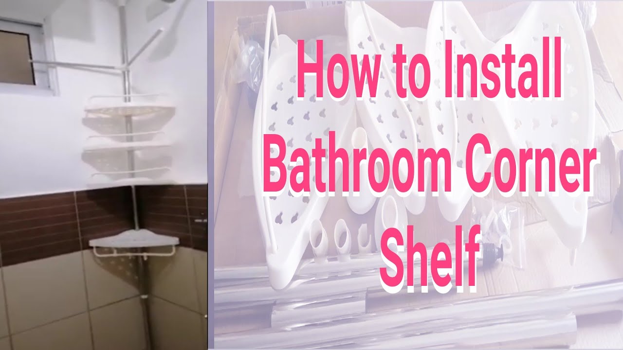 6 Ways to Install a Shower Corner Shelf - wikiHow