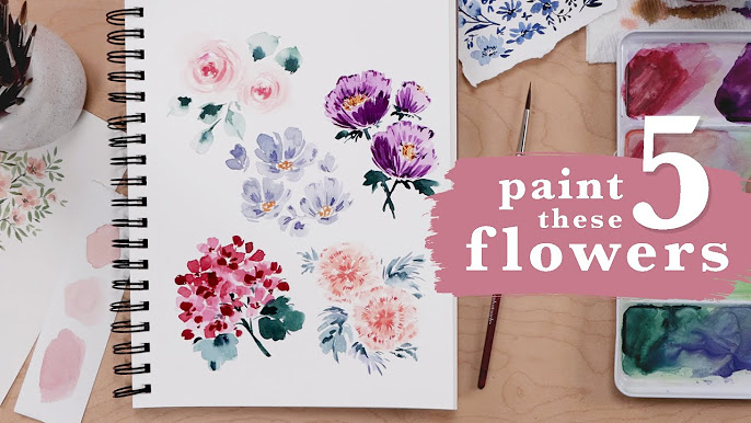 Watercolor Workbook | Flowers