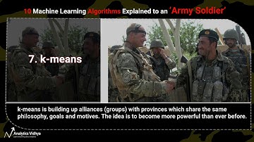 10 Machine Learning Algorithms Explained to an ‘Army Soldier’