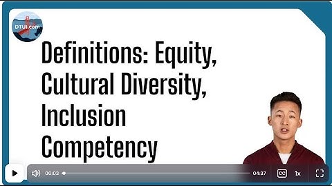 Diversity, Equality, Equity & Inclusion (DEI) Definitions