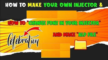 How To Change Font In Injector | Injector Kaise Banaye | #AndLua