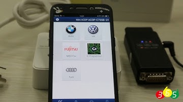 Yanhua Mini ACDP connect to mobile phone via WiFi -OBDII365