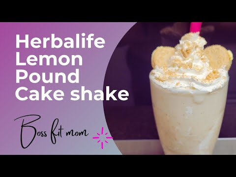 Lemon Pound Cake Protein Shake Recipe