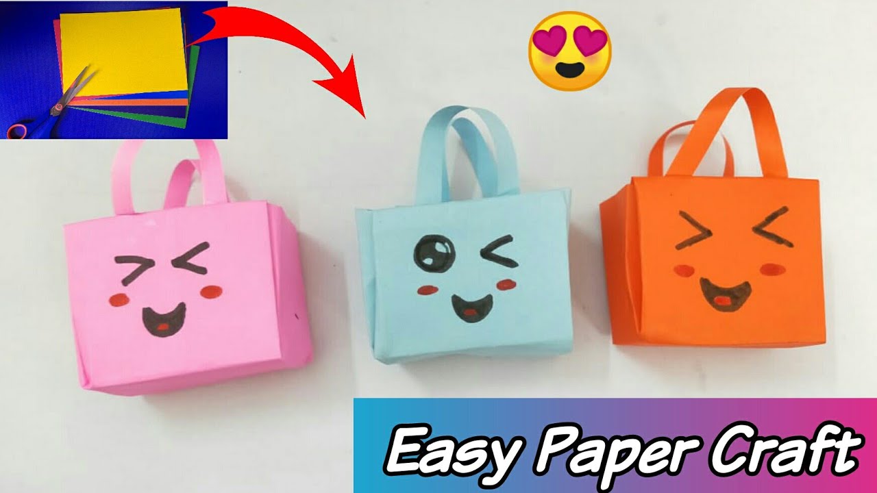 Origami Paper BagDIYRoom decor Origami Paper crafts tonni art