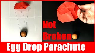 How to Make a Paper Parachute for Egg Drop Challenge | Origami Parachute | DIY Parachute Egg Drop