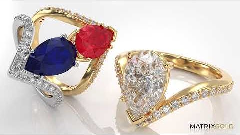 How To Design Fashion Engagement Ring - MatrixGold Tutorial