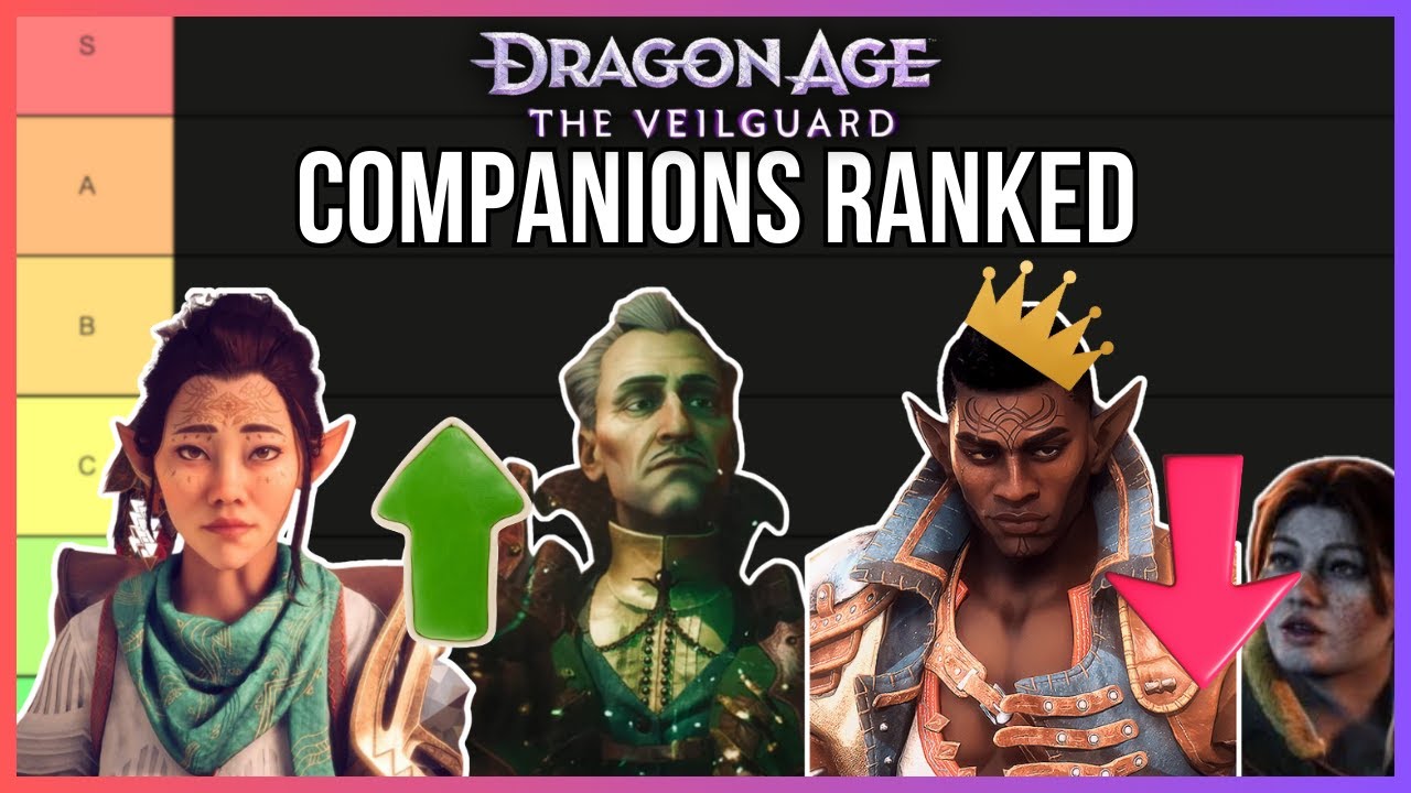 Рейтинг спутников Dragon Age: Veilguard