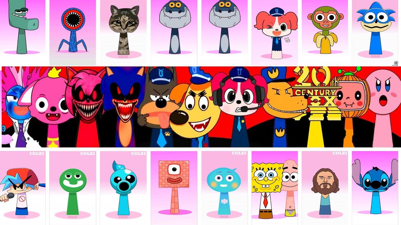 ❤️❤️ My Sprunki OC ALL Phases Incredibox Compilation COMPLETE in real 2❤️ 