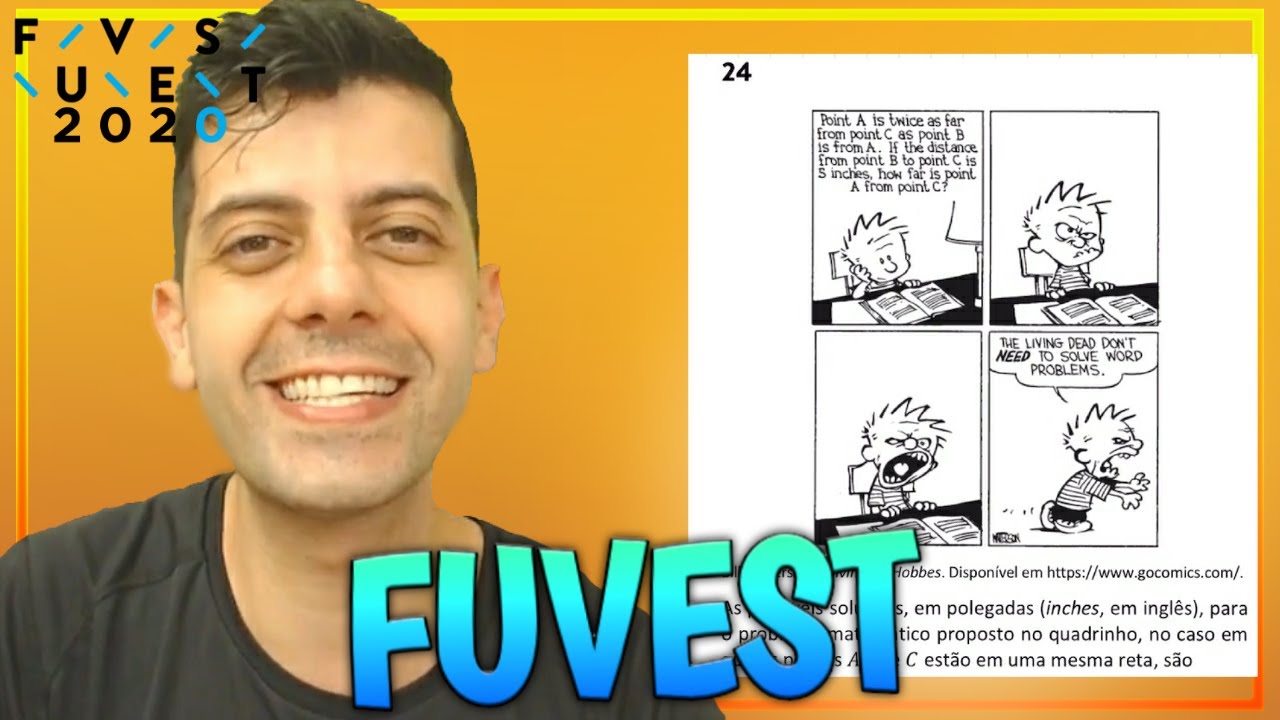 FUVEST 2020 - Q24 Mat - As possíveis soluções, em polegadas (inches, em