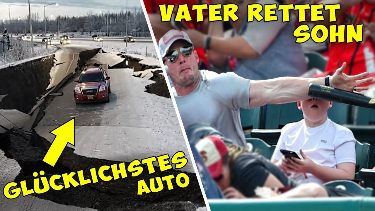 Eine Chance zu einer Million, unglaubliches Glück haben und gerettet werden!