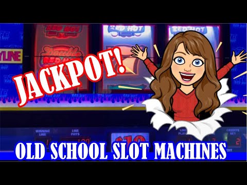 Old School SLOT MACHINE Jackpot! 🔥 SIZZLING 7s 🔥Triple Dbl Dollars 💵 DOUBLE RED WHITE BLUE 🇺🇸