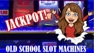 Old School SLOT MACHINE Jackpot! 🔥 SIZZLING 7s 🔥Triple Dbl Dollars 💵 DOUBLE RED WHITE BLUE 🇺🇸