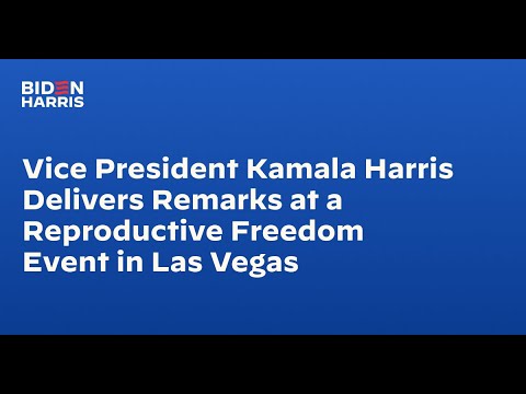 Vice President Kamala Harris Delivers Remarks At A Reproductive Freedom Event In Las Vegas 
