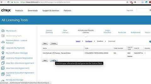 Netscaler VPX Express licensing