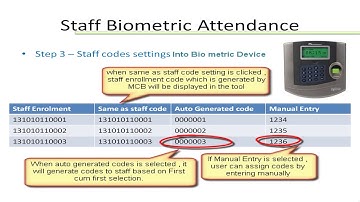 MCB Smart School - Staff Attendance