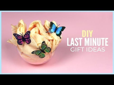 5 Easy Last Minute DIY Gift Ideas Everyone Can Make in 5 Minutes for Birthday or Christmas!