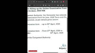 (Breaking News) IGNOU Exam Form Last Date Extended Without Late Fee #ignou #ignounews #ignouexam
