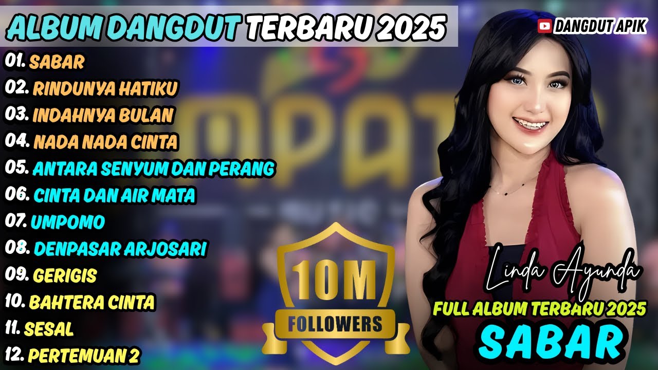 SABAR - RINDUNYA HATIKU || LINDA AYUNDA || SIMPATIK MUSIC FULL ALBUM TERBARU 2025