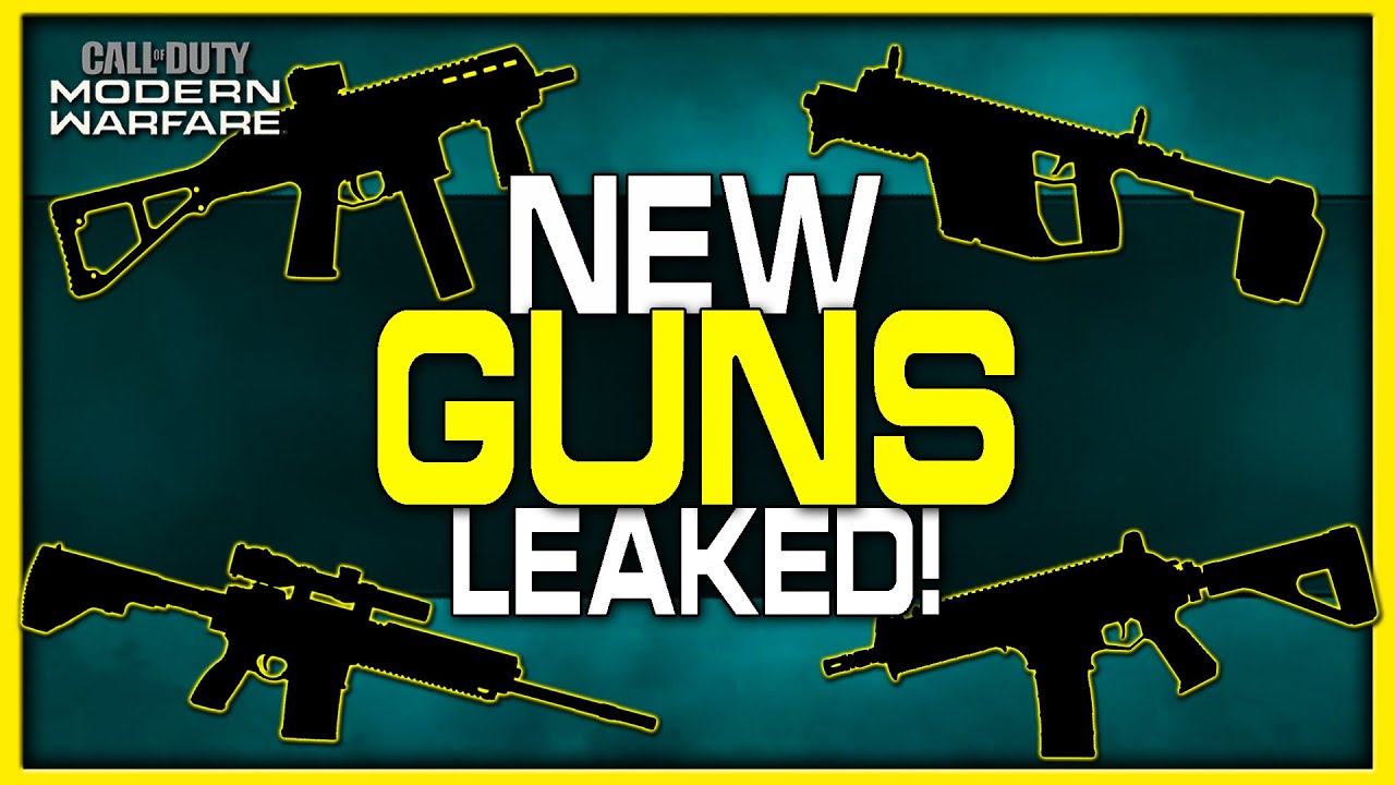 5 Potential New Guns Leaked! (Modern Warfare Season 4 Leaks)