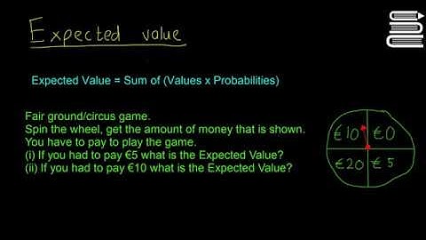 Leaving Cert Maths - Probability 16 - Expected Value 2